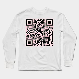 Pink Brick QR Long Sleeve T-Shirt